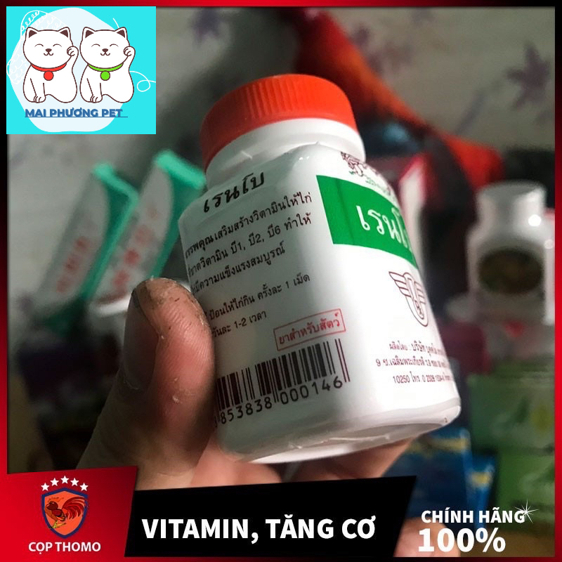 ￼Vitamin cho gà đá RainBow giúp gà tăng cơ bắp vô chế độ đá
