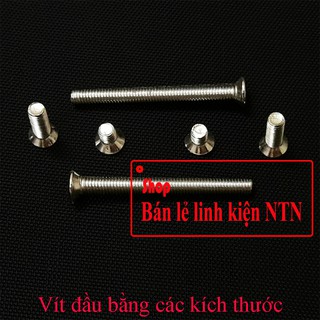 Vít đầu bằng các kích thước