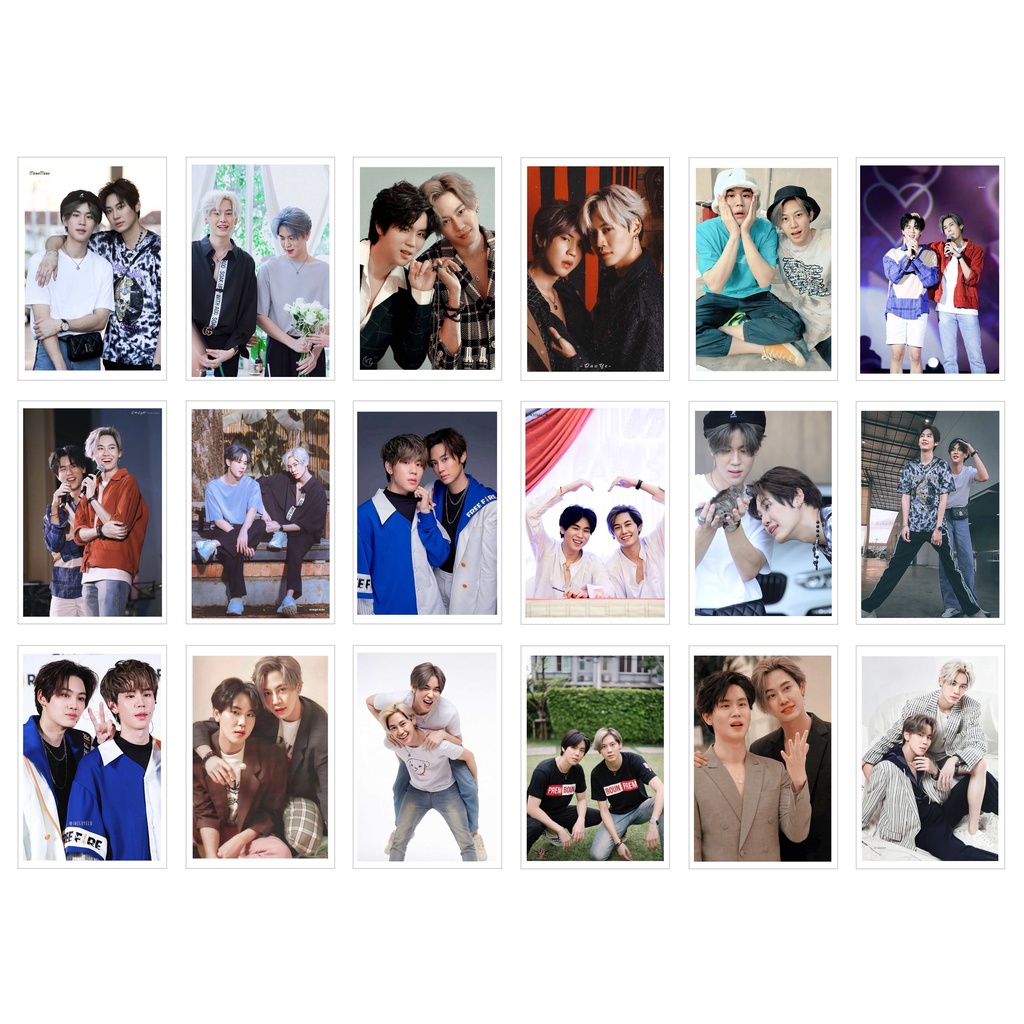 Ép Lụa] Lomo Card 45 Ảnh Bounprem ( Boun Noppanut + Prem Warut )