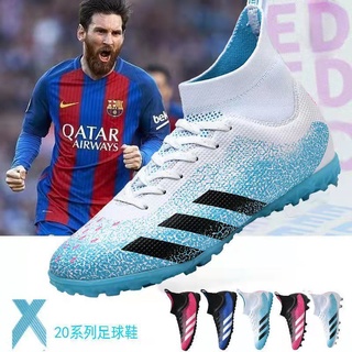 Giày bóng đá chính hãng cổ cao đinh dài phong cách Messi C Ronaldo cho người lớn và trẻ em