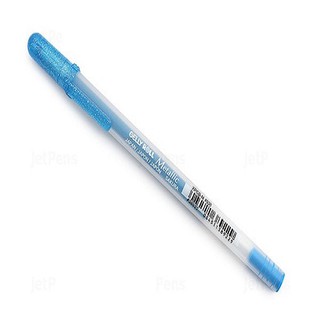 Bút gel Sakura Gelly Roll Metallic - Metal tip 1.0mm - Màu xanh dương kim tuyến (Blue)