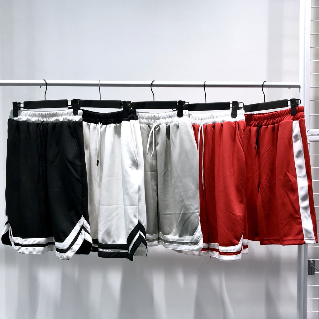 Quần SHORT V 2 LINE Unisex (Thun Poly Bao Giặt Máy Không Xù Lông - 5 Màu Trong Video Thật) | BigBuy360 - bigbuy360.vn