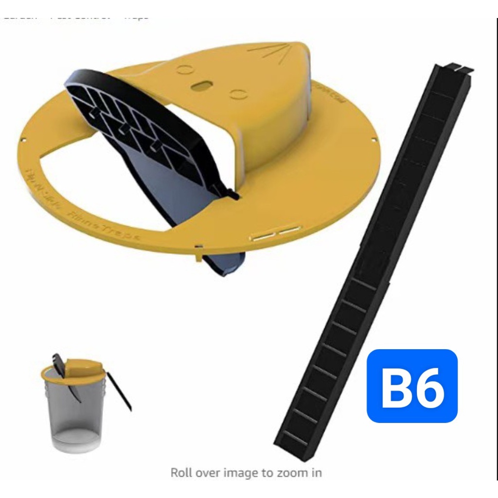 Bẫy Chuột Thông Minh Bằng Nhựa, Nắp Trượt Tự Động Bập Bênh Hiệu Quả