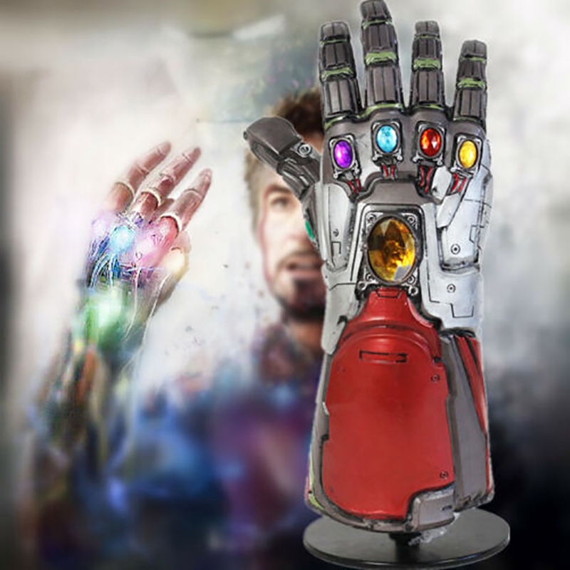 Mô hình găng tay sắt TONY Stark thanos trong phim Avengers thiết kế có đèn LED