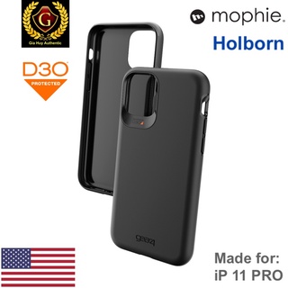 Ốp lưng 11 pro mophie holborn case - màu đen, chống sốc 4m