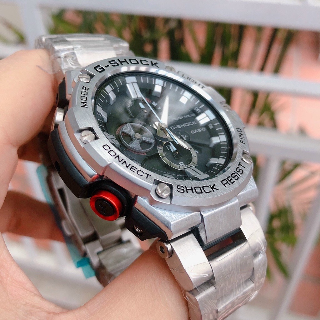 Đồng hồ nam G-shock vỏ thép GST B100 OneTime cực đẹp