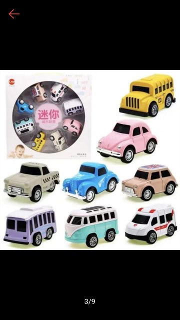 Set bán xe sắt mini Cartoon siêu xinh