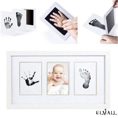 Bộ mực in dấu chân tay / chân an toàn cho em bé độc đáo