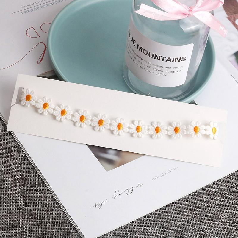 Vòng Cổ Hình Hoa Cúc Phong Cách Hàn Quốc Xinh Xắn