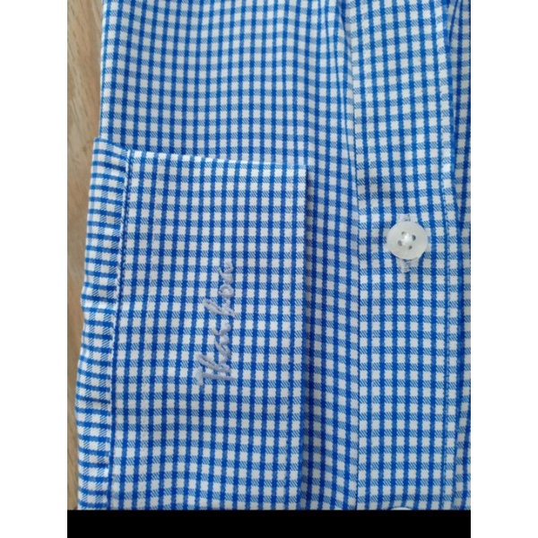 Áo sơ mi nữ Thái Hòa sọc caro vải sợi tre pha cotton và poly