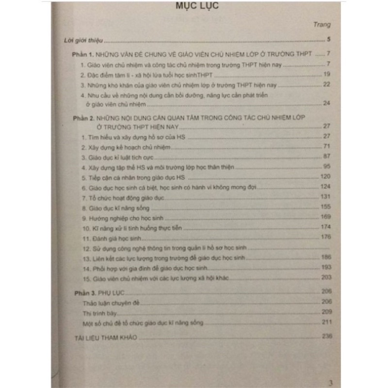 Sách - Một Số Vấn Đề Trong Công Tác Chủ Nghiệm Lớp Ở Trường THPT Hiện Nay