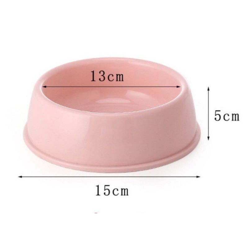 [RẺ VÔ ĐỊCH]Chén khay đựng thức ăn, nước cho thú cưng size 11- 13- 15 cm chó mèo giá rẻ