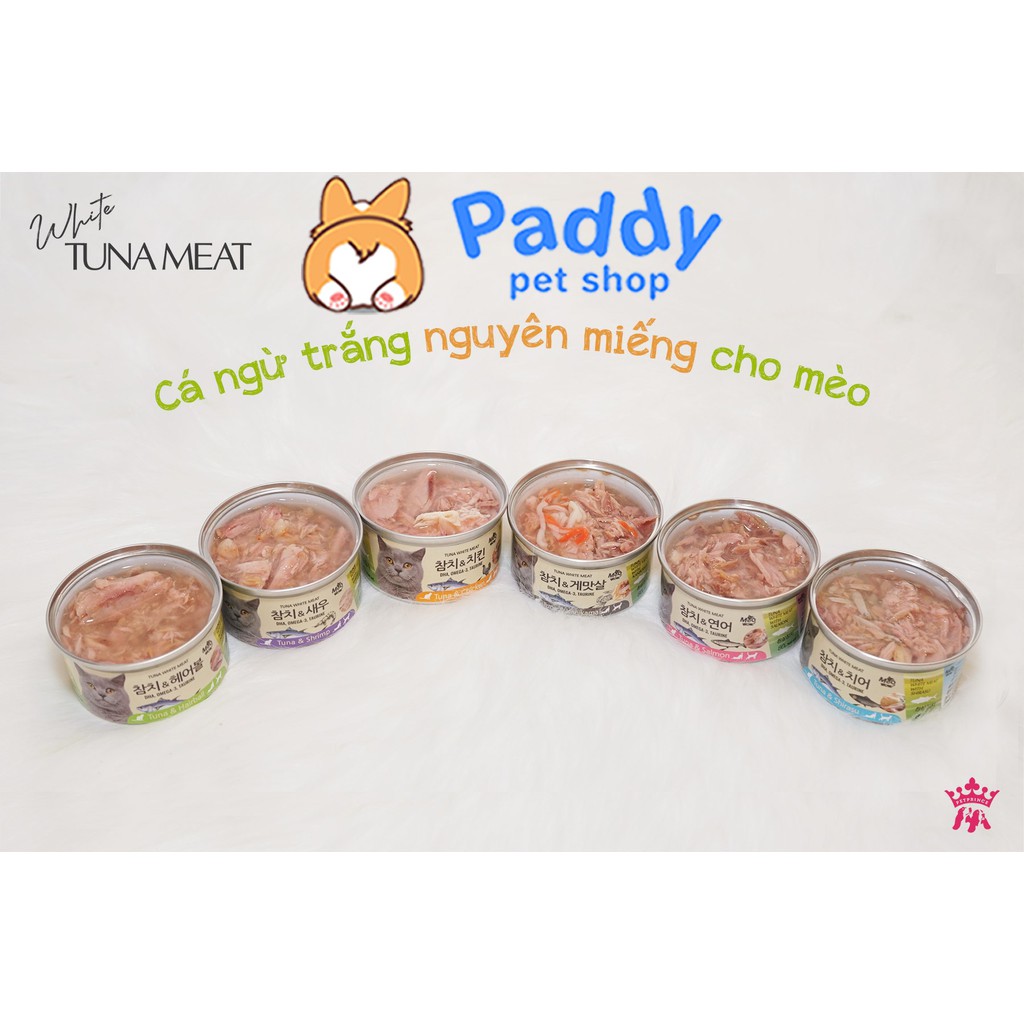 Pate MeoWow Cá Ngừ Trắng Cho Mèo Mọi Lứa Tuổi (Lon 80g)