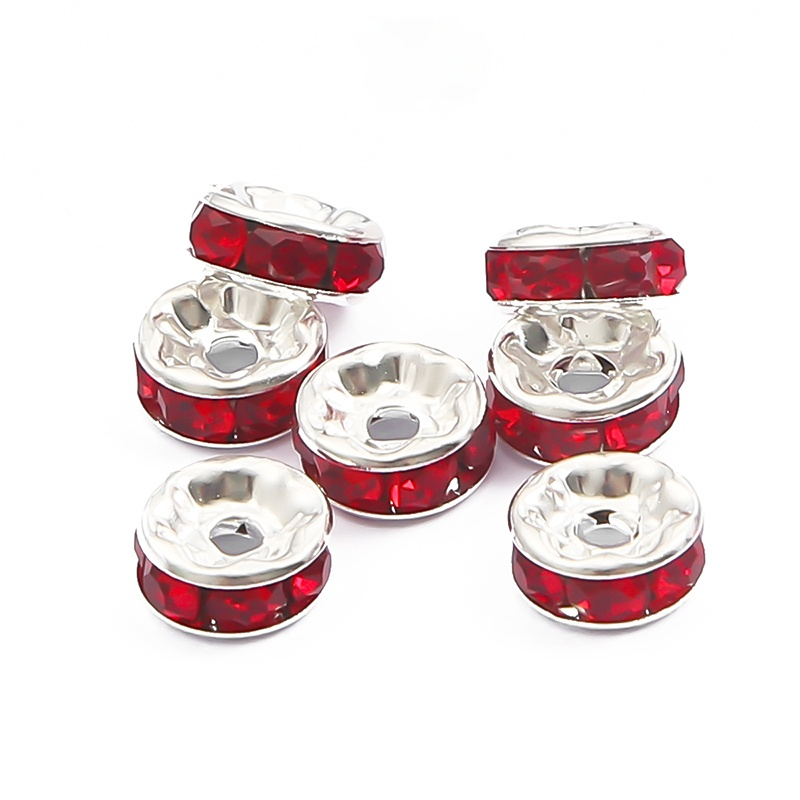 50 Hạt đá pha lê họa tiết không gian siêu tốc dùng làm phụ kiện trang sức thủ công 4 6 8 10mm