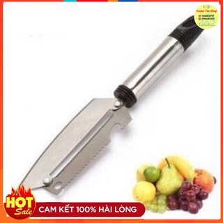 Dao nạo, gọt, bào rau củ quả 2 lưỡi bằng Inox
