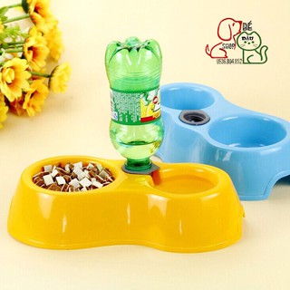 Bát nhựa đôi gắn bình (không kèm bình nước)