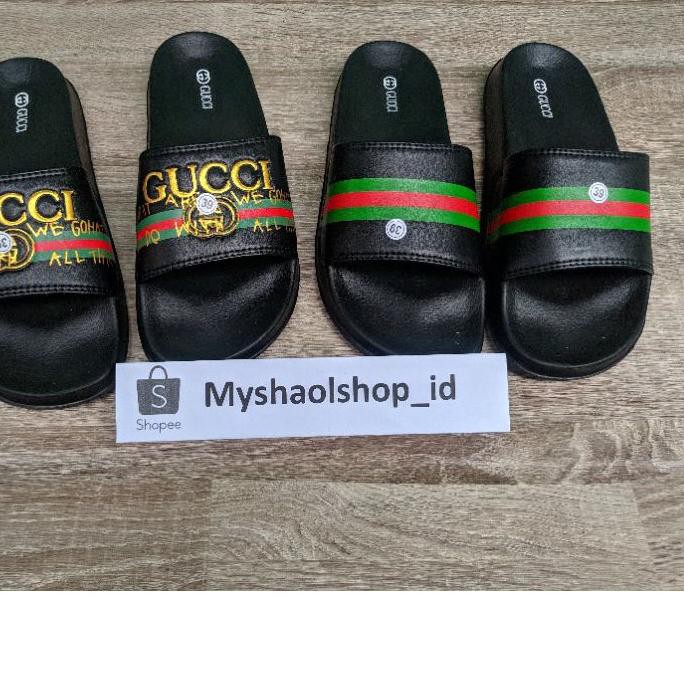 Dép Xỏ Ngón Thời Trang Gucci Cá Tính Cho Nam Nữ 4.4 / Size 36-43