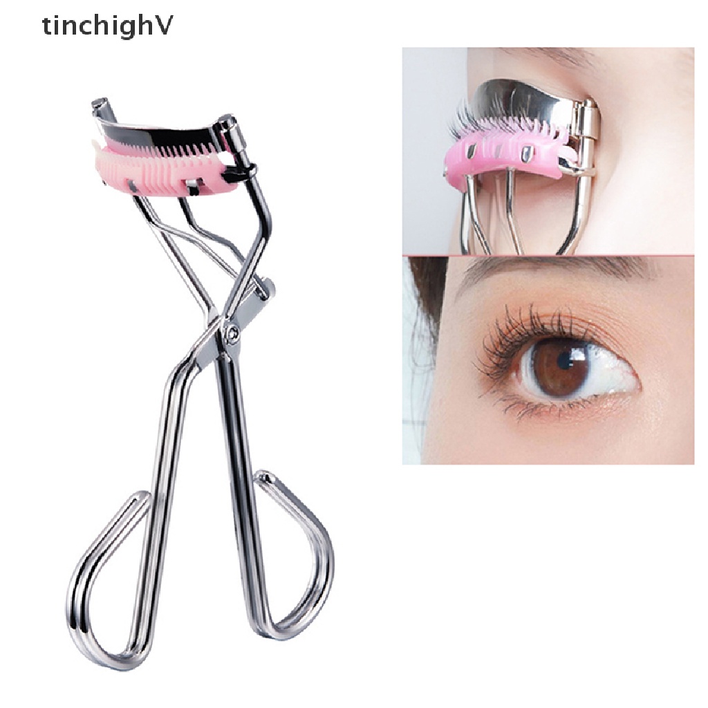 1 Dụng Cụ Bấm Cong Mi Tích Hợp Lược Tiện Dụng