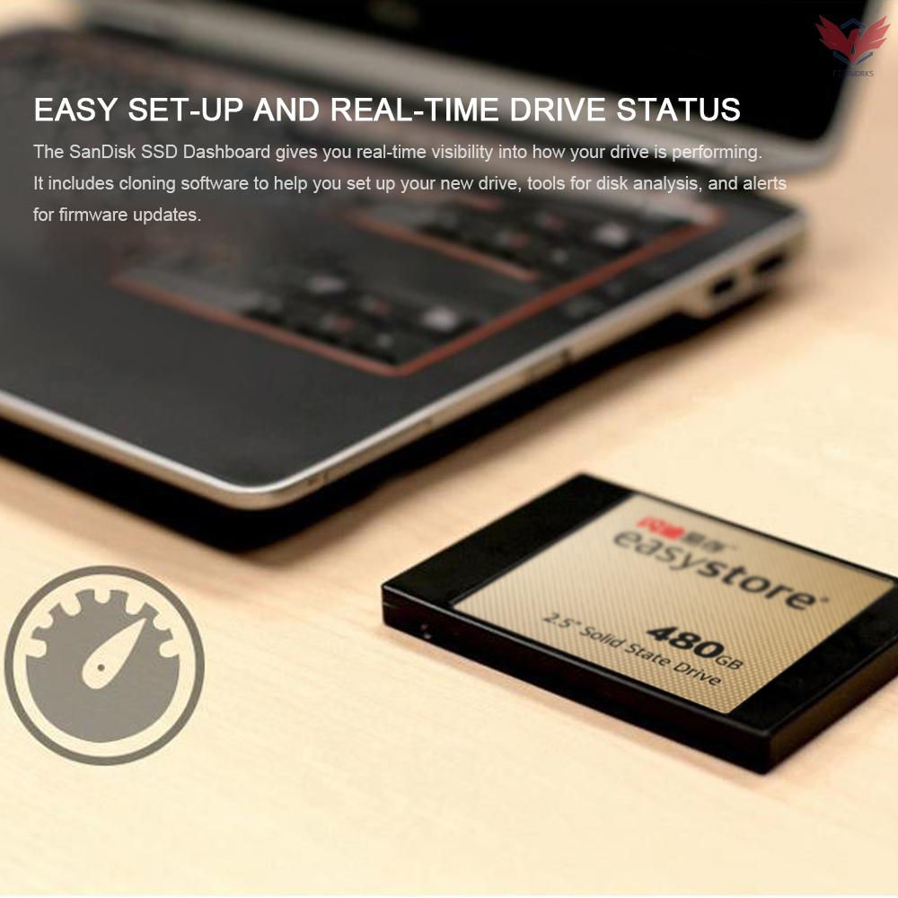 SANDISK Ổ Cứng Ssd Sata Revision 3.0 2.5 Inch 120gb