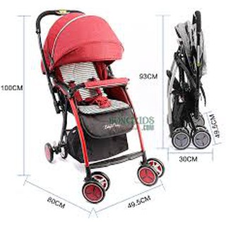 Xe đẩy nôi Baobaohao Cao cấp F0 gấp gọn đơn giản