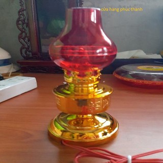 đèn dầu thờ điện ( nhựa )