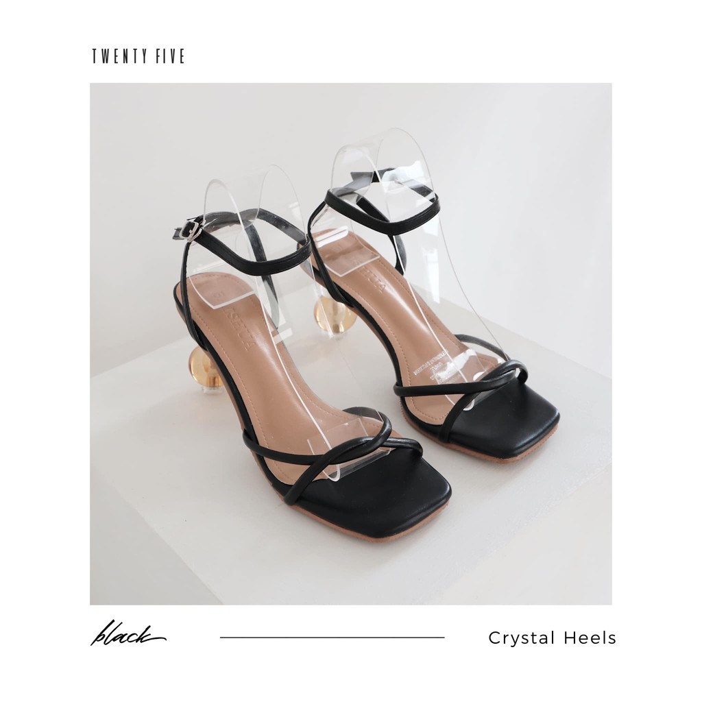 Giày cao gót chéo dây - Crystal Heels Twentyfive Studio