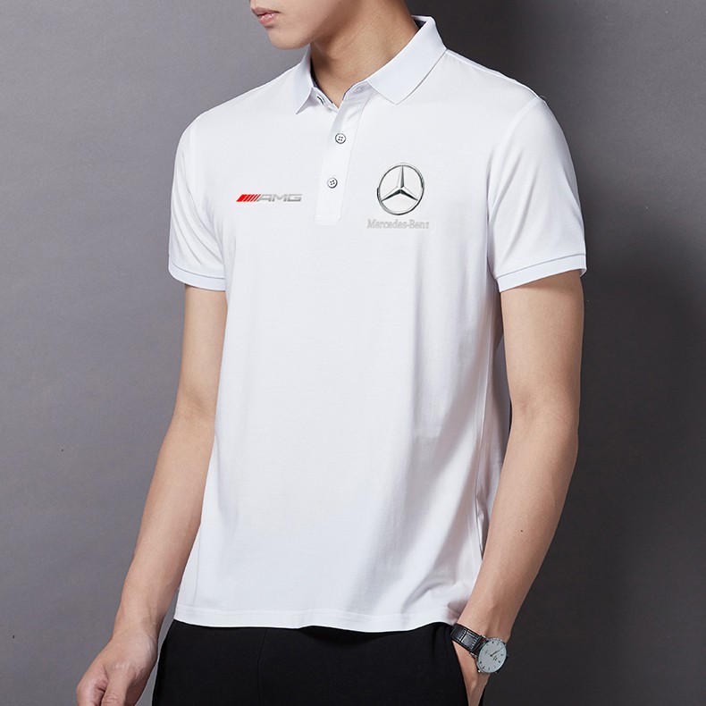 Áo Polo Nam Thời Trang In Họa Tiết Chữ AMG Tinh Tế Zenkonam MEN TOP 206