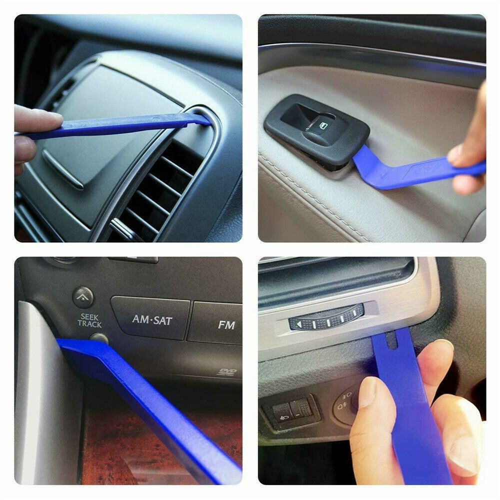 Bộ dụng cụ loại bỏ cắt tỉa tự động 5 mảnh Bộ cửa bảng điều khiển Chốt cửa bảng điều khiển ô tô Bảng điều khiển cửa bảng điều khiển Pry Bảng điều khiển nội thất Bộ kẹp