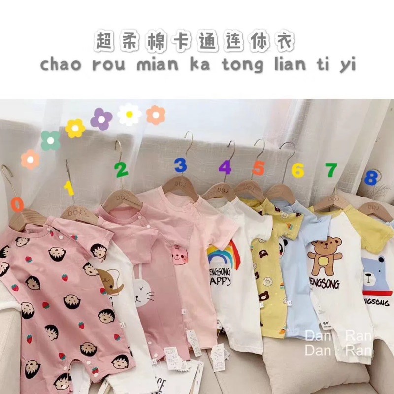 Body Đùi 100% Cotton hàng Qccc Cho Bé mặc mùa hè từ 2-10 tháng