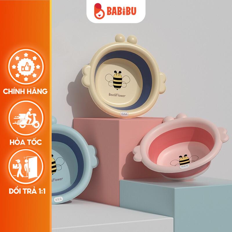 Chậu rửa mặt gấp gọn cho bé sơ sinh, chậu gấp gọn cho bé-CRMO