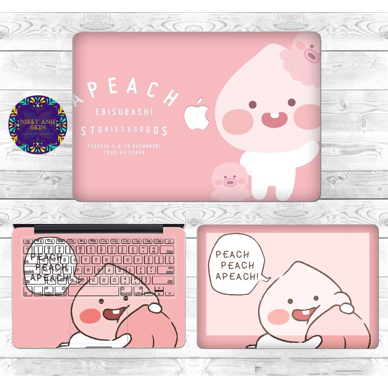 Combo Miếng Dán Laptop Decal Skin in theo yêu cầu cho Dell Asus HP Macbook Acer Thinkpad Lenovo Sony Vaio Decal 3M Nhập