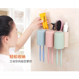 KỆ ĐỰNG BÀN CHẢI ĐÁNH RĂNG KÈM CỐC ECOCO E1615
