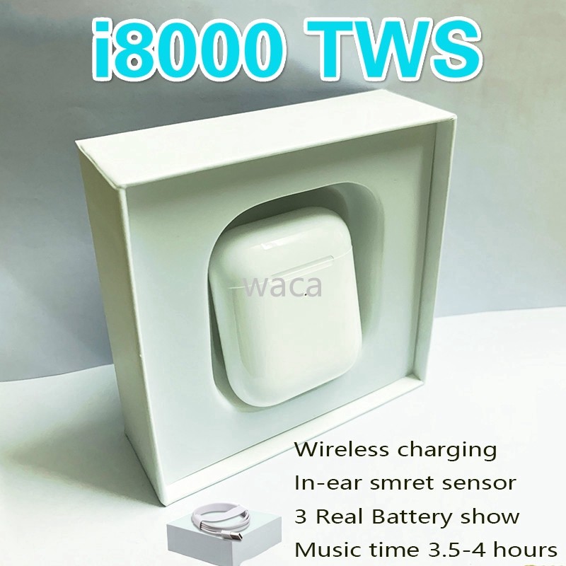 Tai Nghe Nhét Tai Không Dây I8000 Tws Kết Nối Bluetooth V5.0 Kèm Hộp Sạc | BigBuy360 - bigbuy360.vn