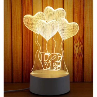 Đèn ngủ 3d, đèn led trang trí 3d