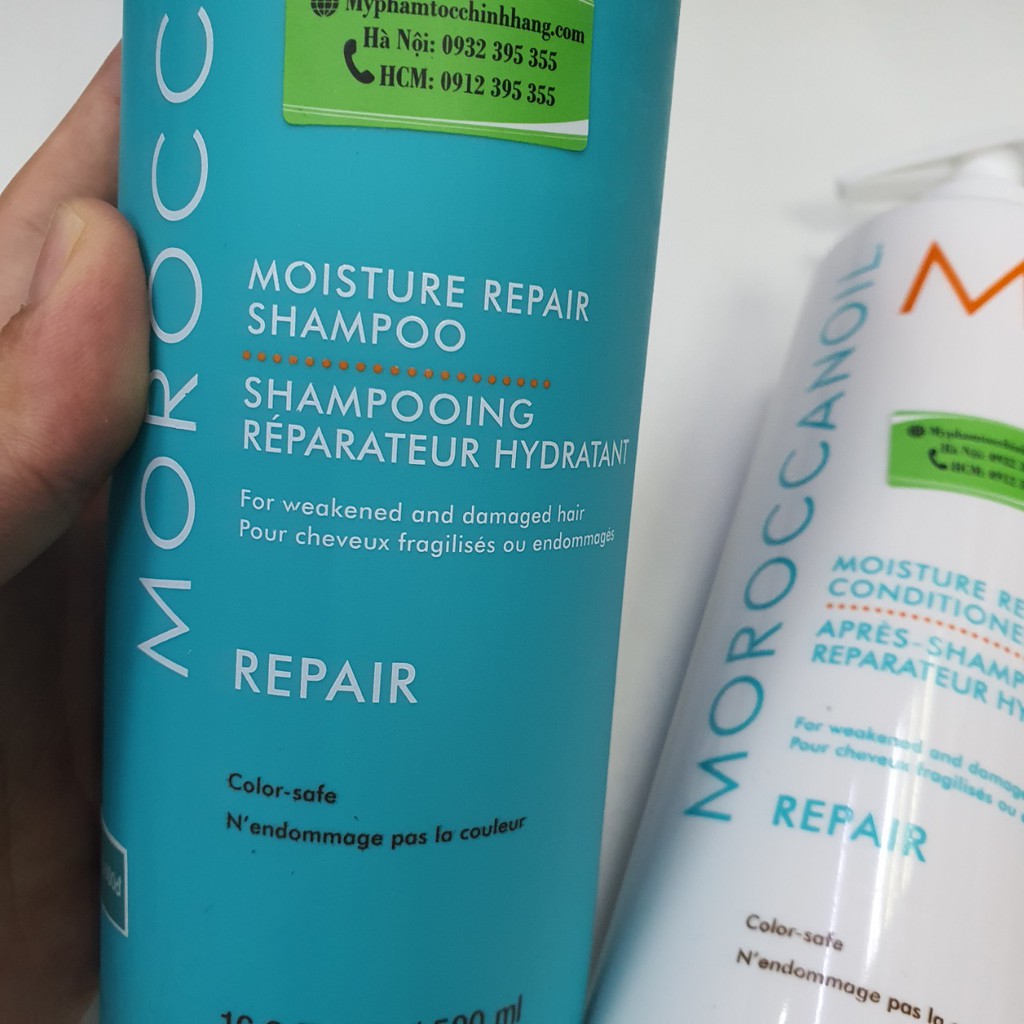 DẦU GỘI XẢ MOROC REPAIR PHỤC HỒI ĐỘ ẨM 250ml - 500ML - 1000ml | BigBuy360 - bigbuy360.vn
