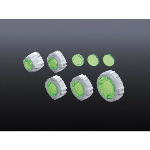 Phụ kiện BUILDERS PARTS HD SIGHT LENS GREEN Bandai 4573102628565