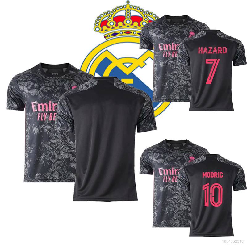 Áo bóng đá jersey câu lạc bộ Real Madrid La liga dáng rộng chất lượng cao size S-4XL làm quà tặng sinh nhật