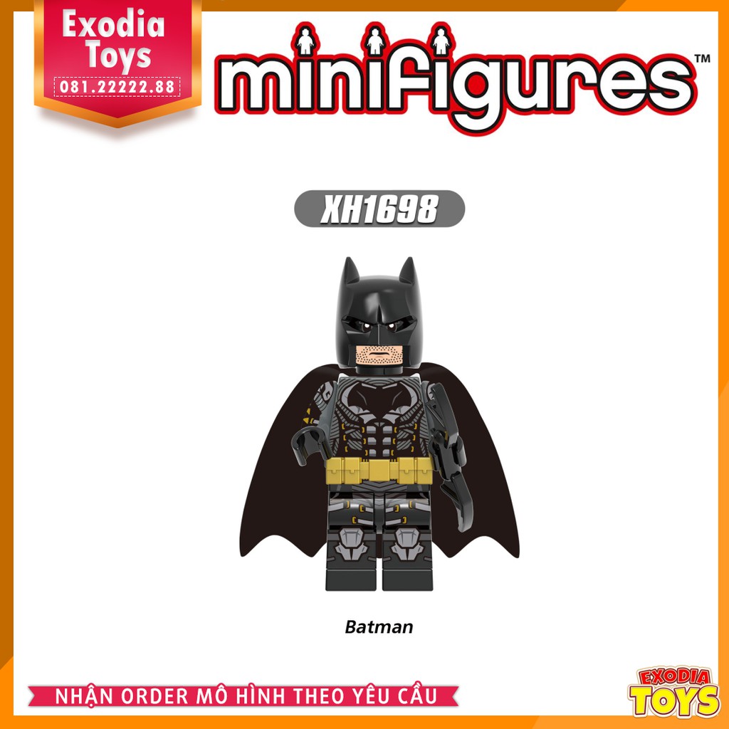 Xếp hình Minifigure siêu anh hùng Liên Minh Công Lý : Justice League Snyder Cut - Đồ Chơi Lắp Ghép Sáng Tạo - X0312