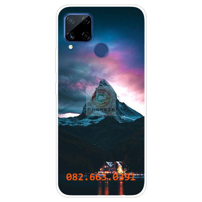 Ốp lưng Realme C15 in hình phong cảnh siêu sắc nét