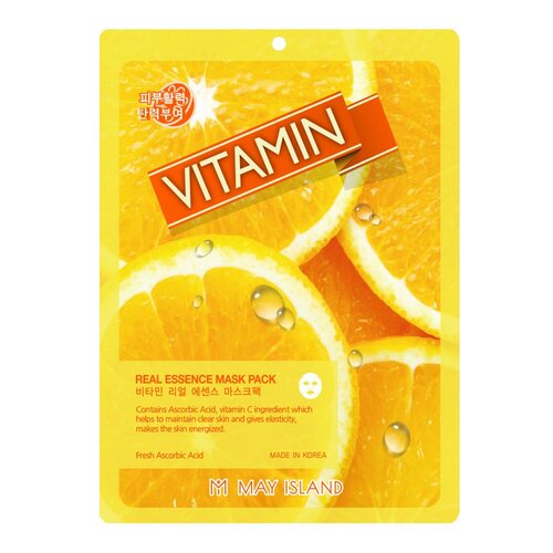 Mặt nạ May Island dưỡng chất Vitamin và Collagen giúp da luôn được tươi sáng 25ML