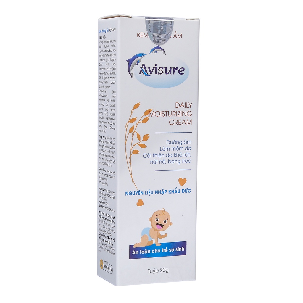 KEM DƯỠNG ẨM Avisure moisturizing baby tuýp 20g