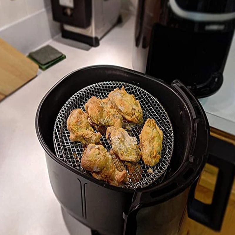 Giá Để Đồ Chiên Ba Tầng Bằng Thép Không Gỉ Tiện Dụng