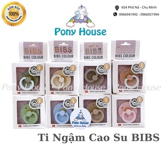 Ti Giả Bibs Ti Ngậm Bibs Đan Mạch Cao Su Mềm Tặng Kèm Nắp Trứng Sz 0-6M 6