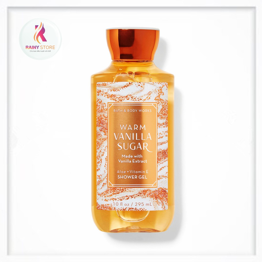 Gel tắm dưỡng thể Bath &amp; Body Works Warm Vanilla Sugar 295ml