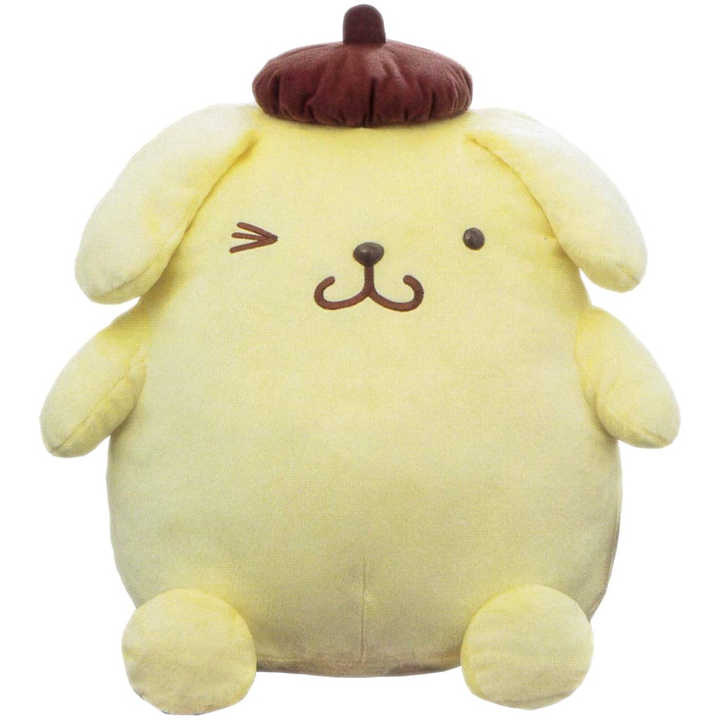 [FuRyu] Gấu bông Pom Pom Purin Sanrio siêu to khổng lồ Pompompurin Winking Plush Super Big chính hãng Nhật Bản