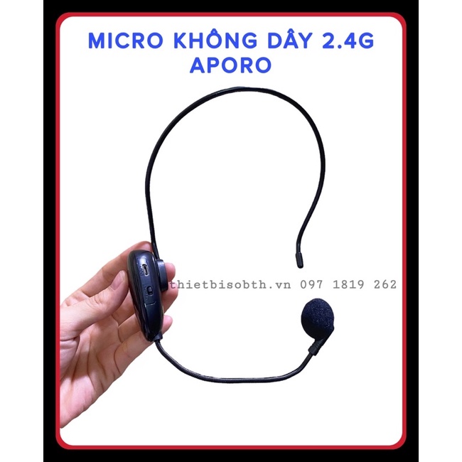 Micro Aporo 2.4G không dây dùng cho máy trợ giảng , hàng zin theo máy.