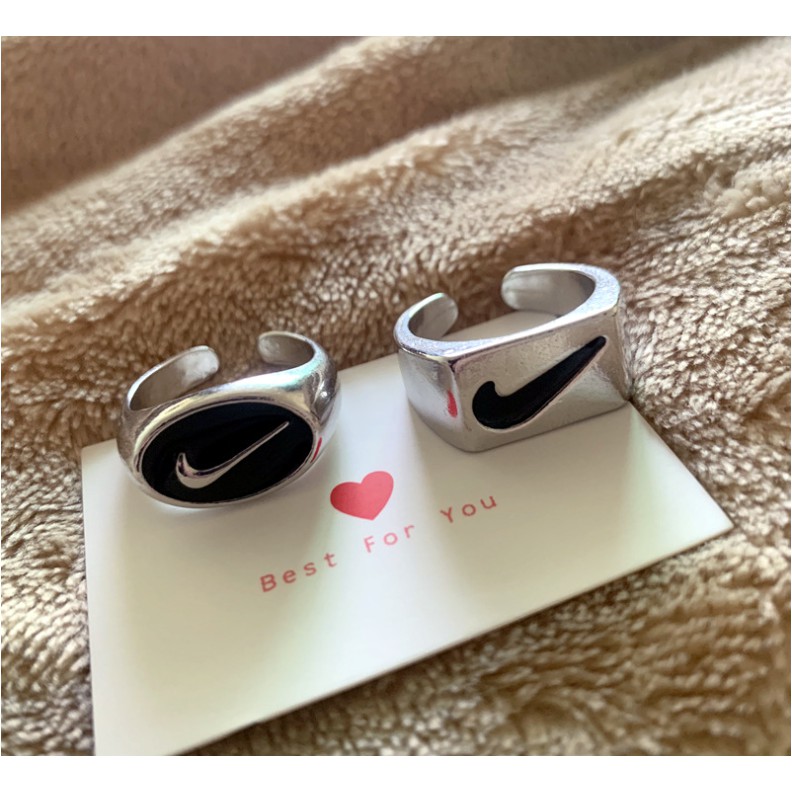 Cặp nhẫn Nai Kỳ Thể thao Ula Boutique cá tính dễ phối đồ Phong cách Hip hop NDD4