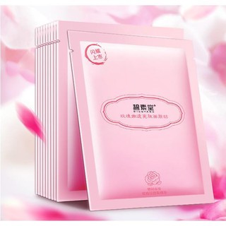 Mặt Nạ Giấy Bisutang Hoa Hồng