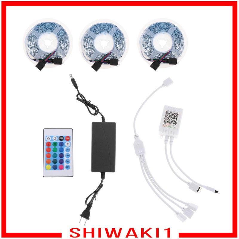 Dây Đèn Led Shiwaki1 24 Nút Bấm Điều Khiển Từ Xa Chống Thấm Nước Thay Đổi Màu Sắc Cho Tv / Quán Bar