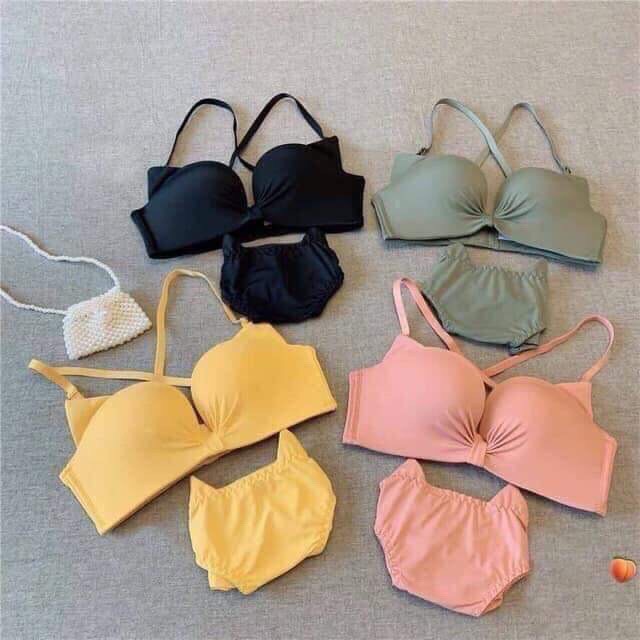 Sét Bộ Đồ Lót Tai Mèo Su Đúc ôm nâng ngực mã LM BDL001 | BigBuy360 - bigbuy360.vn